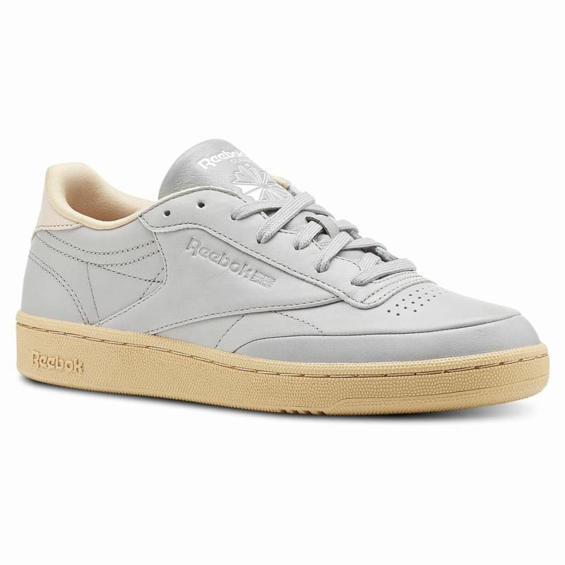 Tenisi Reebok Club C 85 Dama Gri/Maro Romania GR1192NV